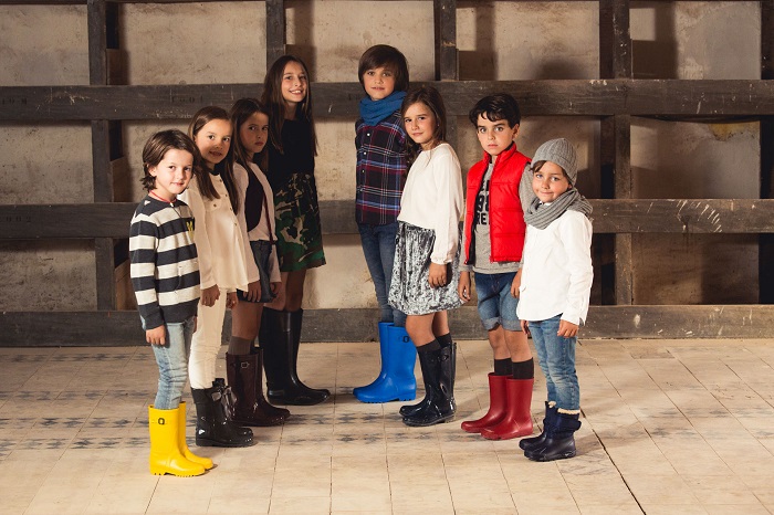 Idee per abbinare stivali per la pioggia da donna e bambini Look Stivali di Gomma