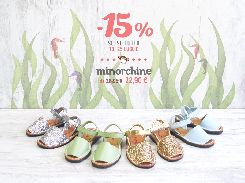 Saldi Minorchine per Bimbo e Bimba Saldi Minorchine per Bimbo e Bimba