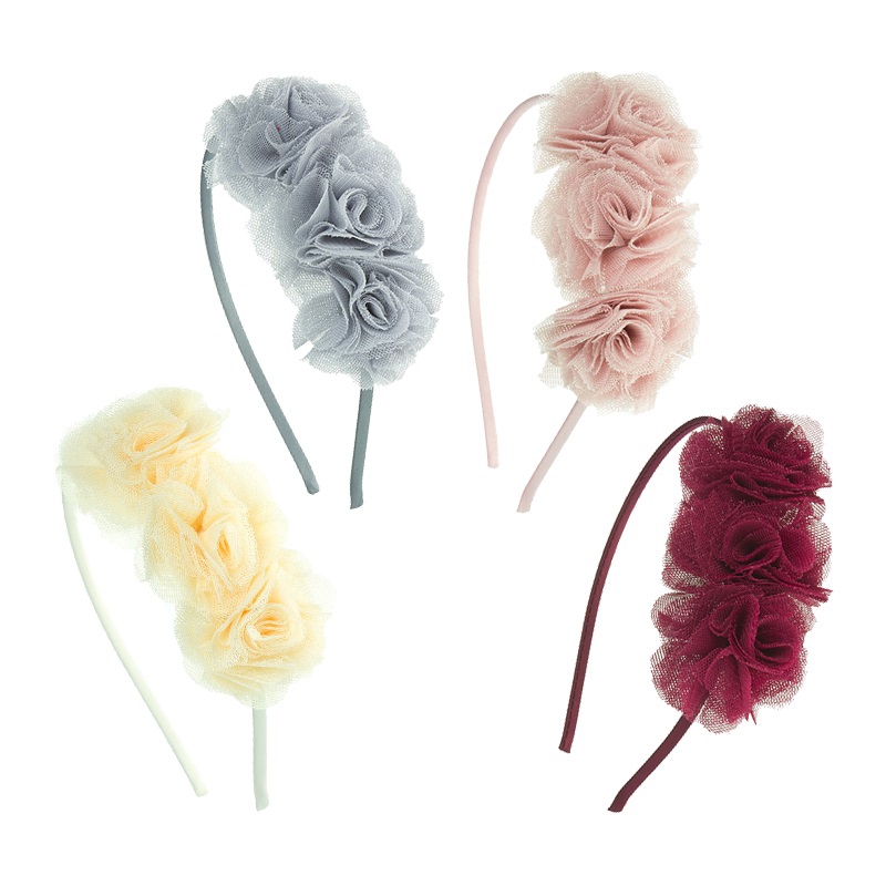 Cerchietto fino con fiori di tulle Pisamonas Cerchietto fino con fiori di tulle