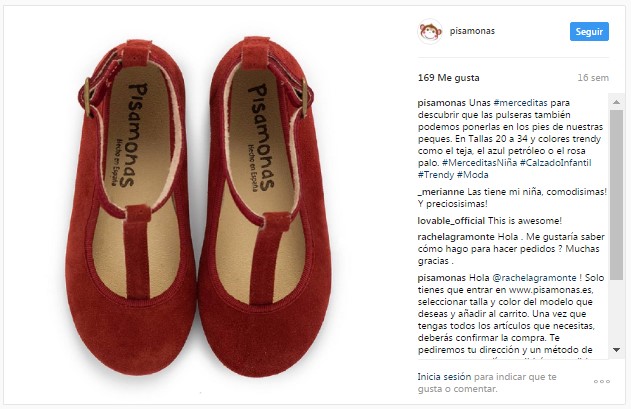 Instagram pisamonas scarpe con cinturino Instagram pisamonas scarpe con cinturino
