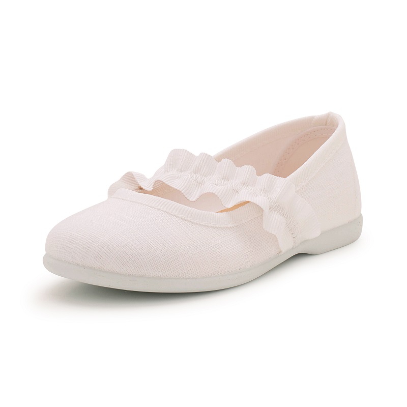 Scarpe con Cinturino Elastico Largo Bianco Scarpe con Cinturino