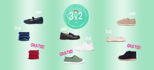 3X2 Pisamonas Scarpe bambini 3X2 Pisamonas
